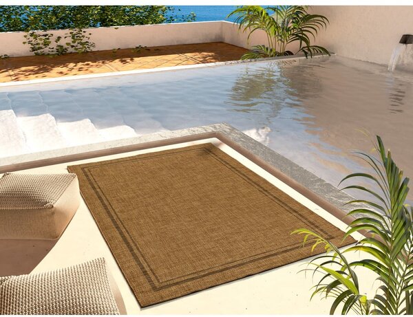 Tappeto marrone per esterni 160x230 cm Guinea Natural - Universal