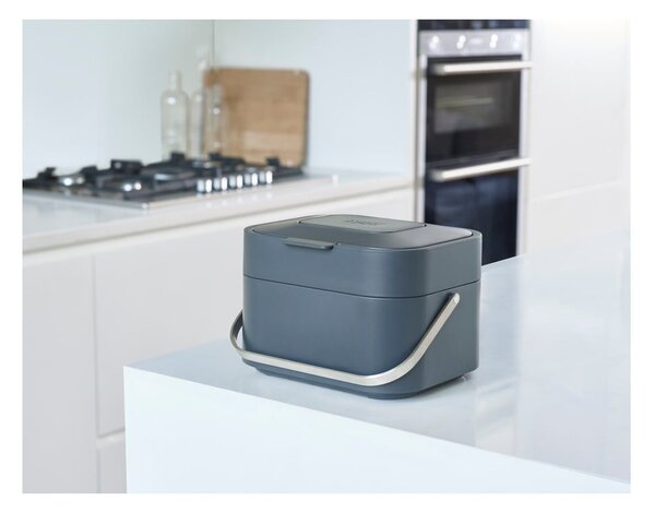 Contenitore grigio per rifiuti compostabili 4 l Intelligent Waste - Joseph Joseph