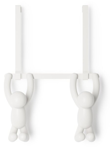 Appendiabiti in plastica bianca 22 cm Buddy - Umbra