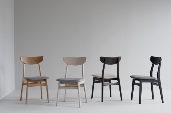 Set di 2 sedie da pranzo in colore naturale Rodham - Rowico
