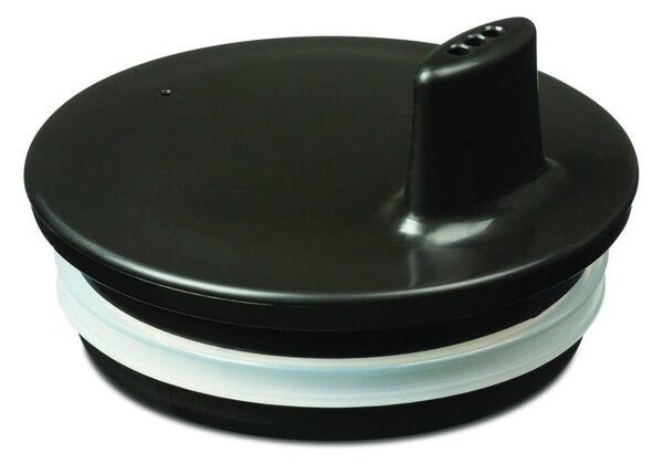 Coperchio nero per tazza, ø 7 cm - Design Letters