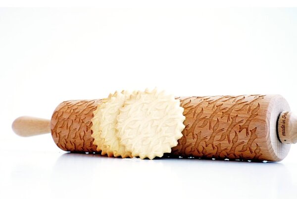 Rullo per pasta in legno goffrato Foxes - Valek