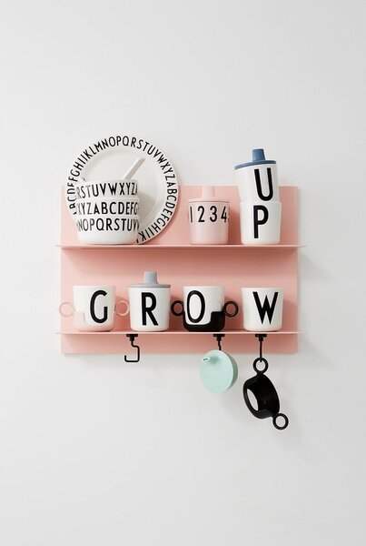 Coperchio nero per tazza, ø 7 cm - Design Letters