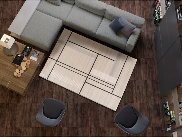 Tappeto beige 160x230 cm Domus - Universal