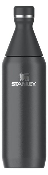 Bottiglia termica nera in acciaio inox 600 ml All Day Slim Bottle Black – Stanley