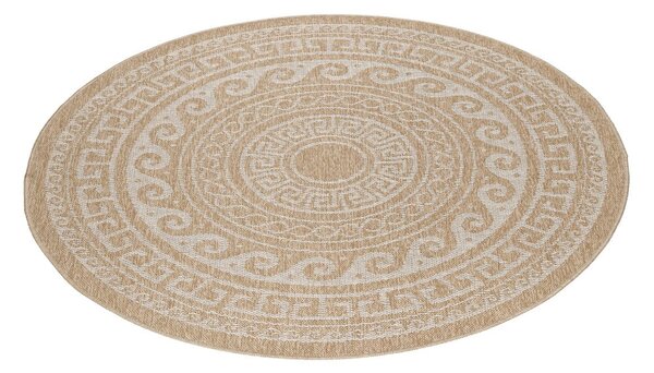 Tappeto rotondo beige per esterni ø 160 cm Comilla - Ayyildiz Carpets