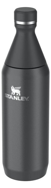 Bottiglia termica nera in acciaio inox 600 ml All Day Slim Bottle Black – Stanley