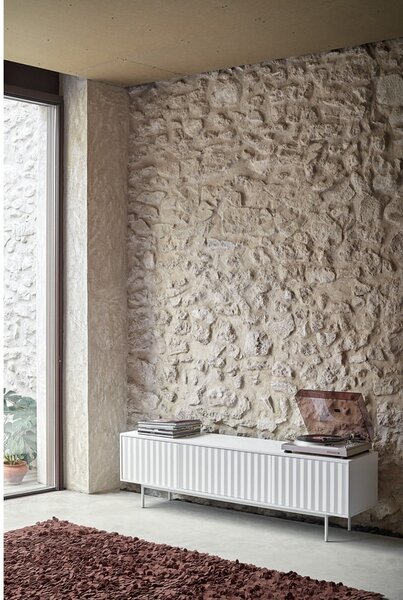 Tavolo TV bianco 180x52 cm Sierra - Teulat