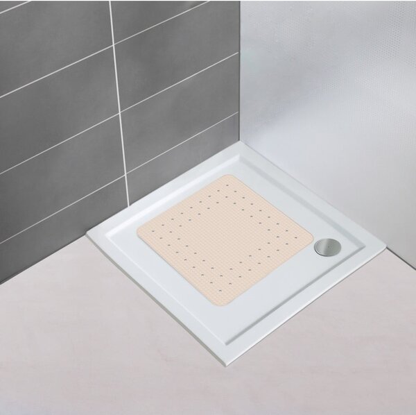 Tappeto da bagno antiscivolo beige , 54 x 54 cm Mirasol - Wenko