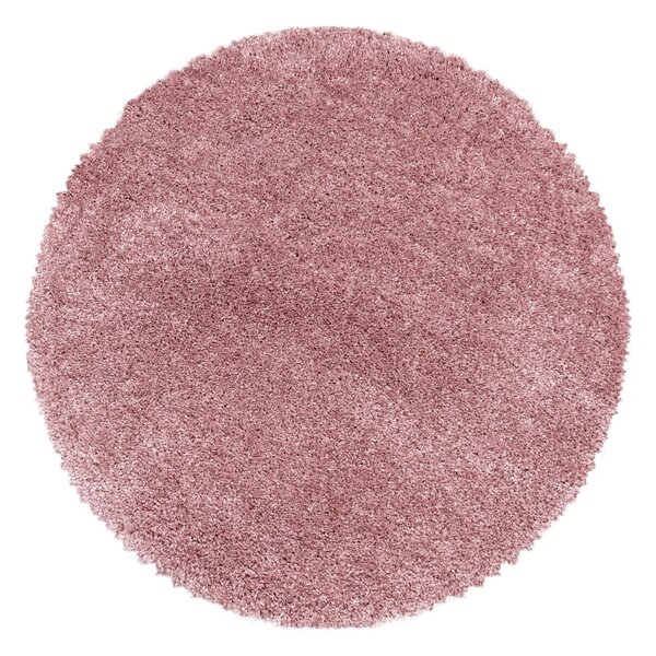 Tappeto rotondo rosa ø 120 cm Fluffy - Ayyildiz Carpets