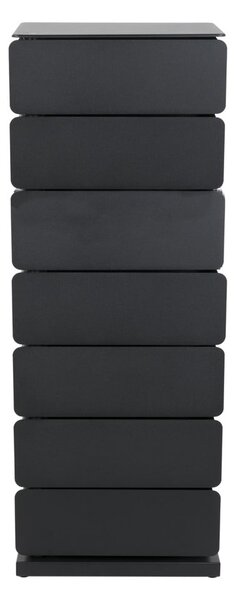 Cassettiera nera in metallo 37x99x26 cm Joey – Spinder Design