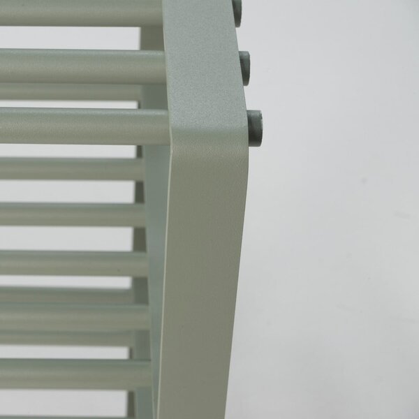 Scarpiera verde polveroso in metallo 100x48,5x29 cm Rex – Spinder Design