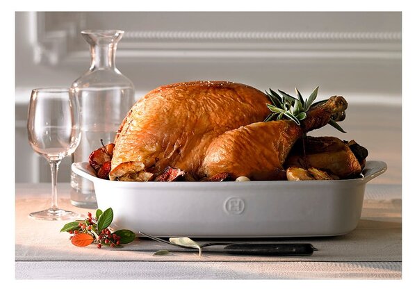 Piastra rettangolare in ceramica crema Ultime, 42,5 x 28 cm Ultimate - Emile Henry