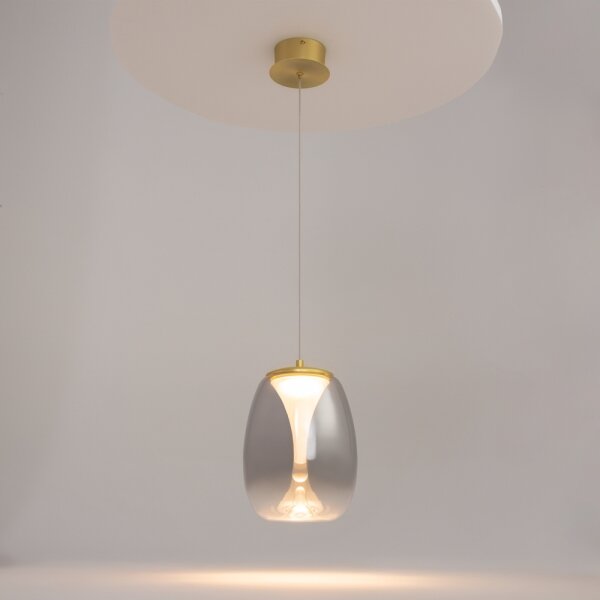 Maytoni MOD282PL-L8G3K - Lampadario LED a sospensione con filo SPLASH LED/7W/230V 3000K oro