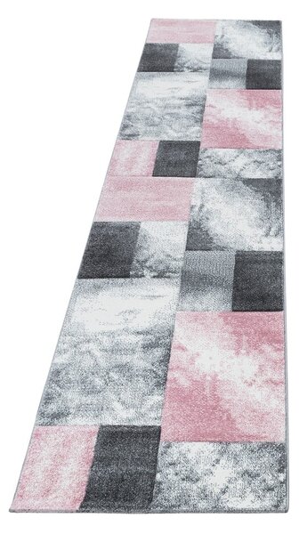 Passatoia rosa-grigio 80x300 cm Hawaii - Ayyildiz Carpets