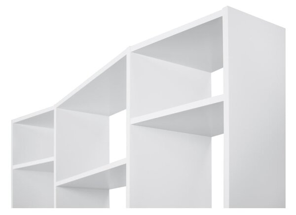 Libreria bianca 144x224 cm Valsa – TemaHome