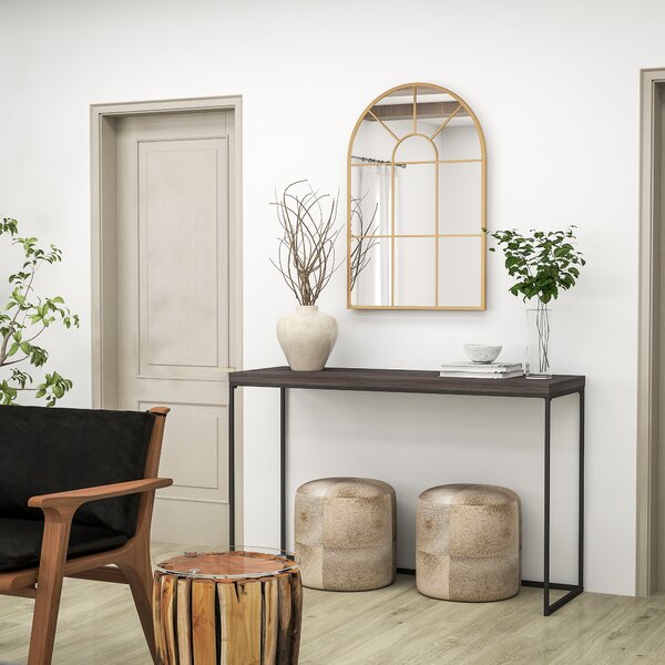 Specchio Da Parete HOMCOM 70x50 Cm - Cornice Legno Con Bordi Irregolari | Per Camera, Soggiorno - Foto 6