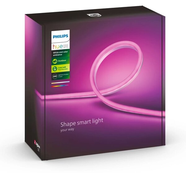 Catena LED smart per esterni 19,5 W Lightstrip outdoor - Philips Hue