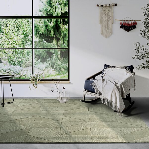 Tappeto verde in lana tessuto a mano 80x150 cm Ursule - Villeroy&Boch