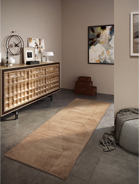 Passatoia beige in lana tessuta a mano 80x250 cm Ursule - Villeroy&Boch