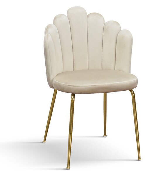 FLOW - sedia di design moderno in velluto
