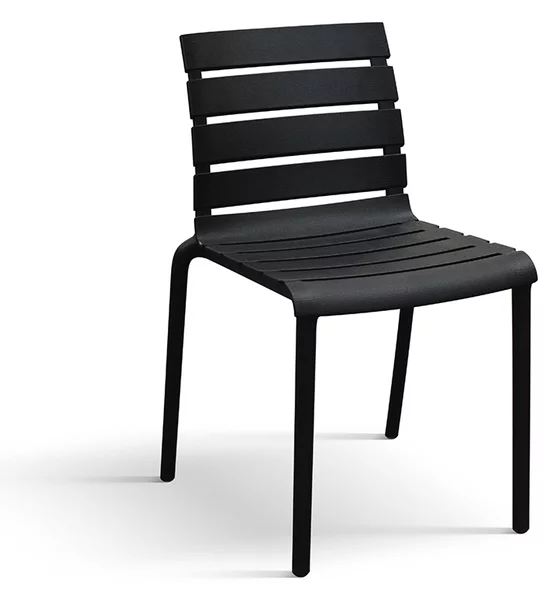 Sedia <b> Brad </b> <br> <b> set da 6 sedie </b> Nero