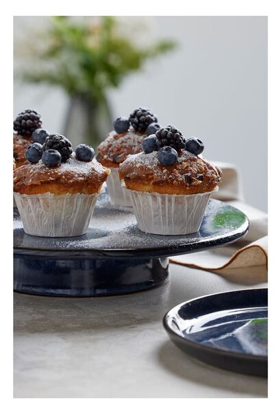 Vassoio per torte in ceramica Gastro Dark Blue – Bitz
