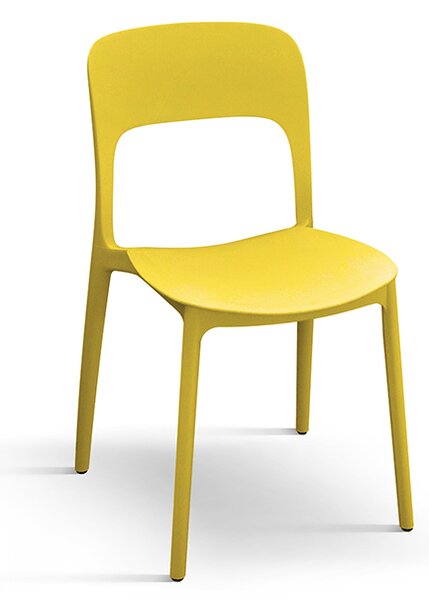 Sedia <b>Luana set da 4 sedie</b> Giallo