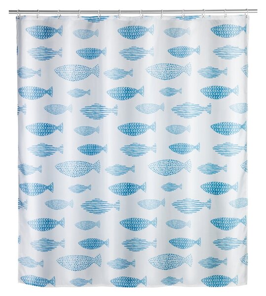 Tenda da doccia antimuffa , 180 x 200 cm Aquamarin - Wenko