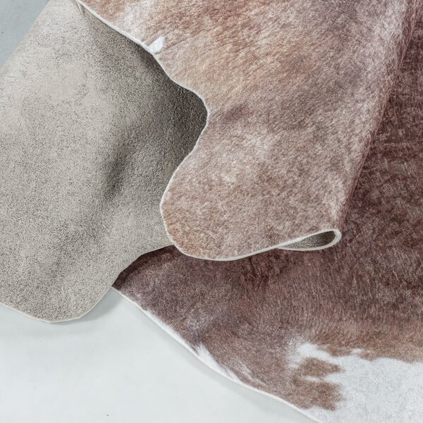 Pelle sintetica marrone 100x135 cm Etosha - Ayyildiz Carpets