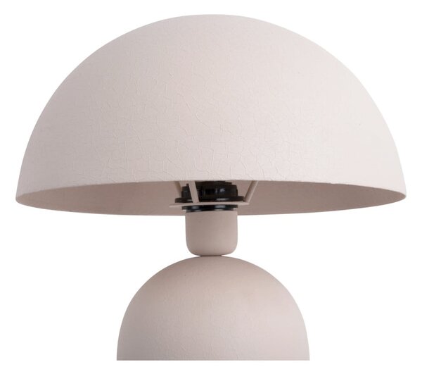 Lampada da tavolo color crema (altezza 43 cm) Boaz - Leitmotiv