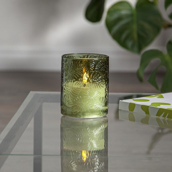 Candela a LED (altezza 12,5 cm) Flamme Leaf - Star Trading