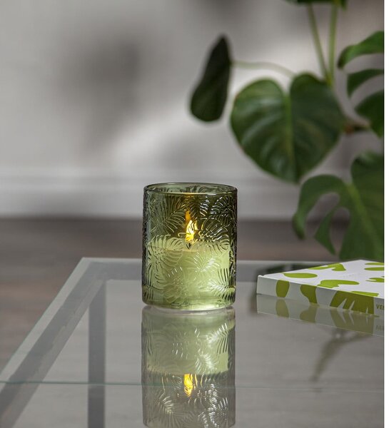 Candela a LED (altezza 12,5 cm) Flamme Leaf - Star Trading