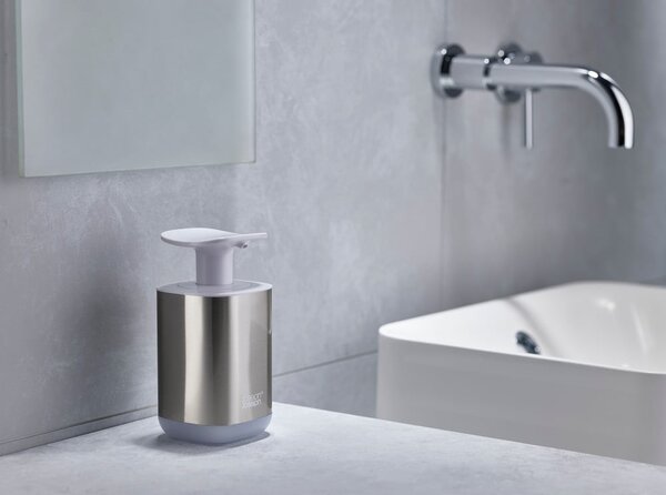 Set di accessori da bagno in acciaio inox in argento EasyStore - Joseph Joseph