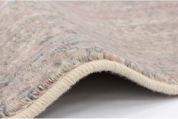 Tappeto in lana rosa-grigio 240x340 cm Calvi rose - Agnella
