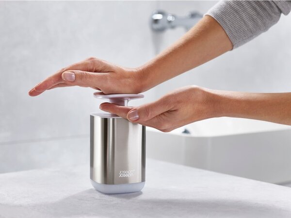 Set di accessori da bagno in acciaio inox in argento EasyStore - Joseph Joseph