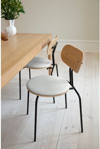Sedia da pranzo nero-antracite Curious - UMAGE