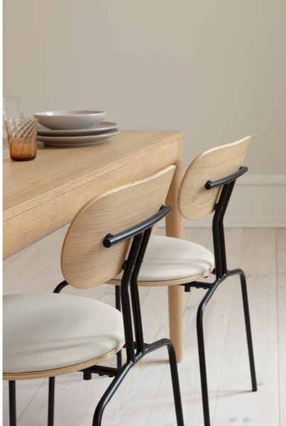 Sedia da pranzo nero-antracite Curious - UMAGE