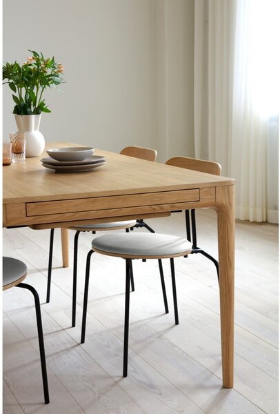 Sedia da pranzo nero-antracite Curious - UMAGE