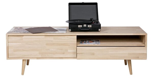 Tavolo TV in legno di quercia con Tygo - WOOOD