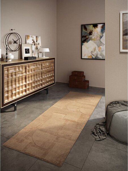 Passatoia beige in lana tessuta a mano 80x250 cm Alexis - Villeroy&Boch
