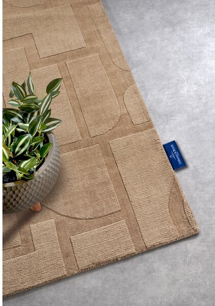 Passatoia beige in lana tessuta a mano 80x250 cm Alexis - Villeroy&Boch