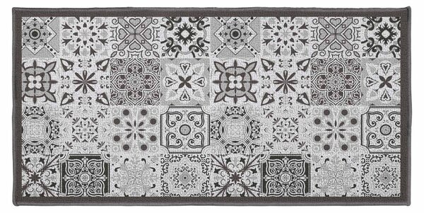 Passatoia grigia lavabile 50x120 cm Persane – douceur d'intérieur