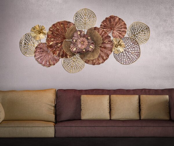 Decorazione da appendere in metallo, 118 x 58 cm Flowery - Mauro Ferretti