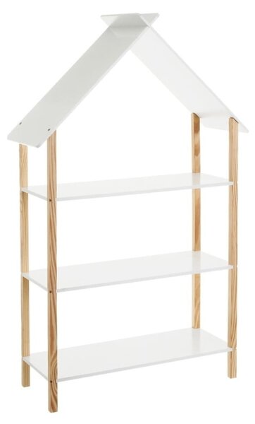 Libreria per bambini bianca 79x131 cm - Casa Selección
