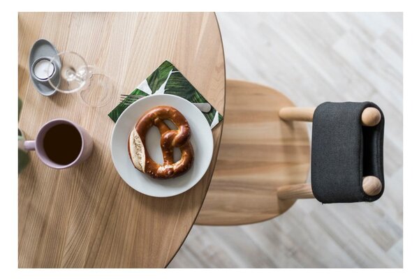 Tavolo da pranzo in legno massiccio naturale , ⌀ 90 cm Naïve - EMKO