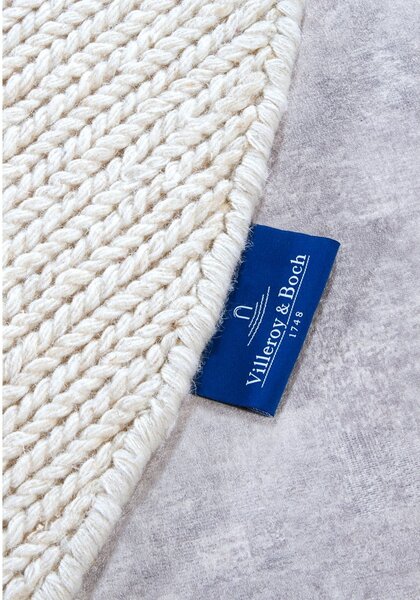 Tappeto rotondo bianco in lana tessuto a mano ø 160 cm Francois – Villeroy&Boch