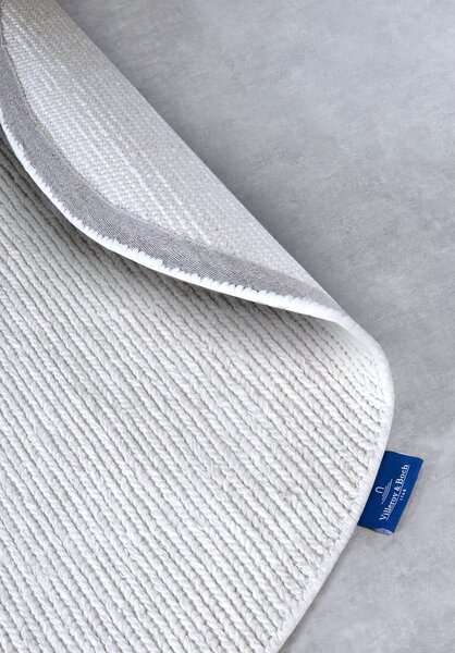Tappeto rotondo bianco in lana tessuto a mano ø 160 cm Francois – Villeroy&Boch