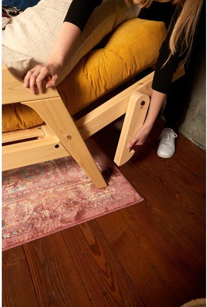 Divano letto beige 204 cm Grab - Karup Design