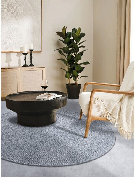 Tappeto rotondo grigio in lana tessuto a mano ø 160 cm Francois - Villeroy&Boch